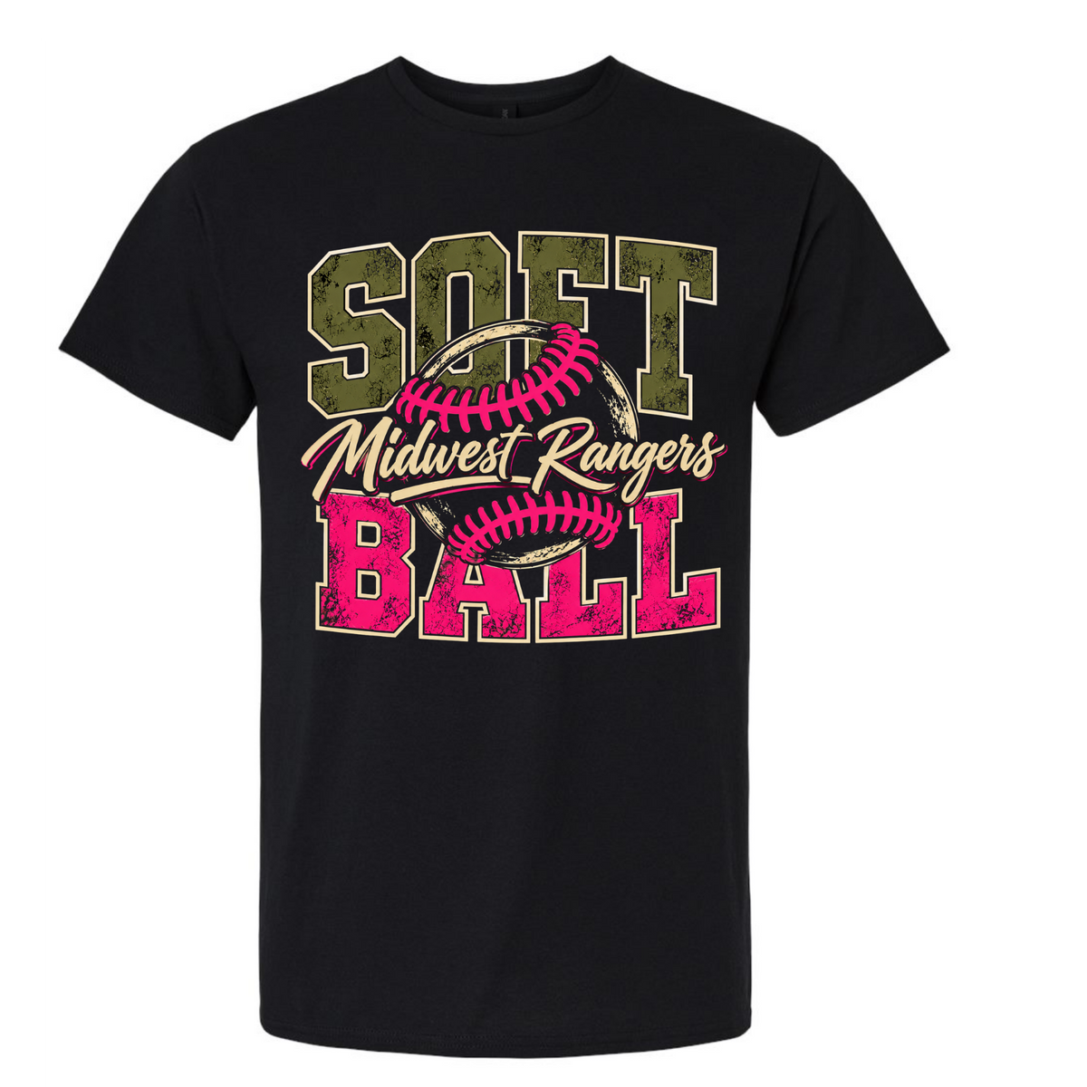 SOFTBALL Tshirt Midwest Rangers
