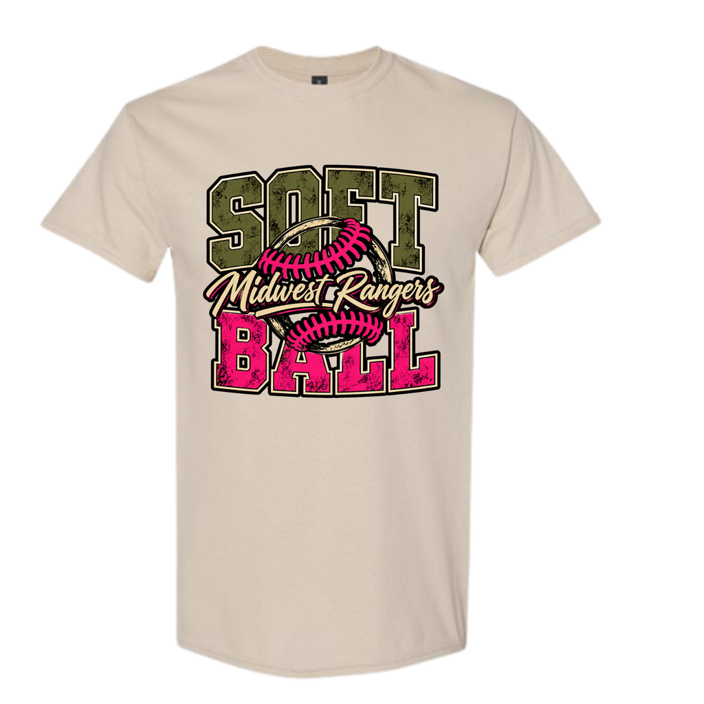 SOFTBALL Tshirt Midwest Rangers
