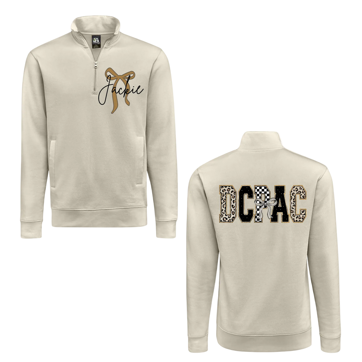 Pretty Quarter Zip Personalized